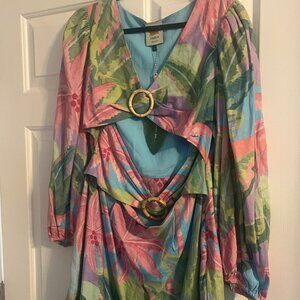 NWT Farm Rio Cutout Dress